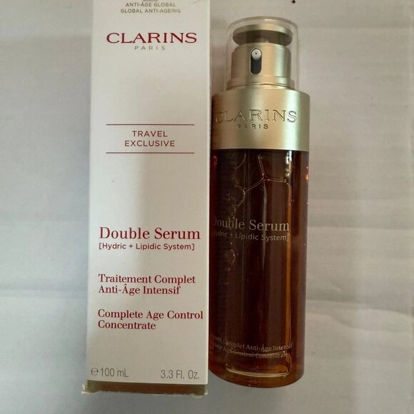 pack 2 Clarins double serum (hydric + lipidic system)...
